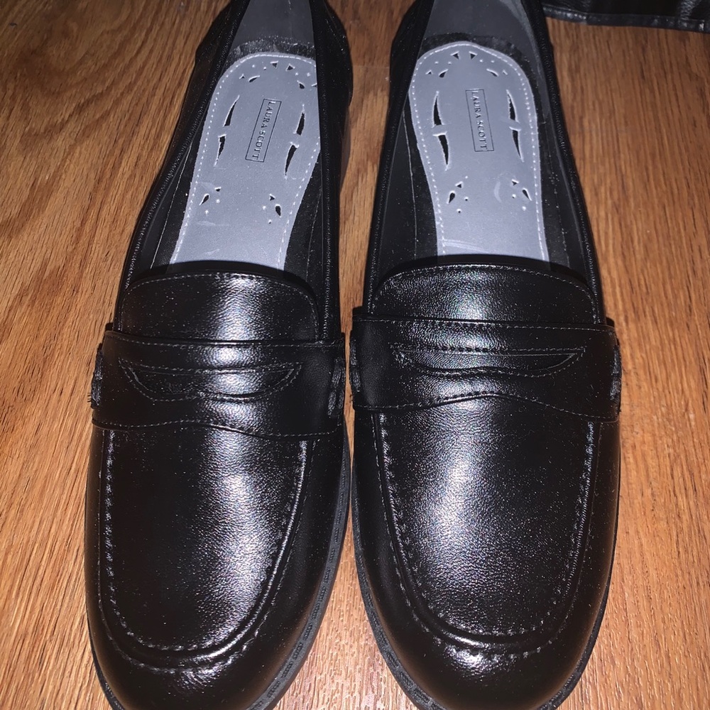 Laura Scott Womens 10m Black Shoes